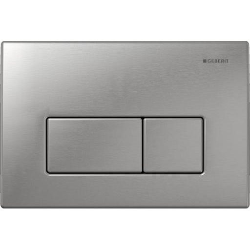 Geberit-betjeningsplade-Kappa-50-i-boerstet-staal
