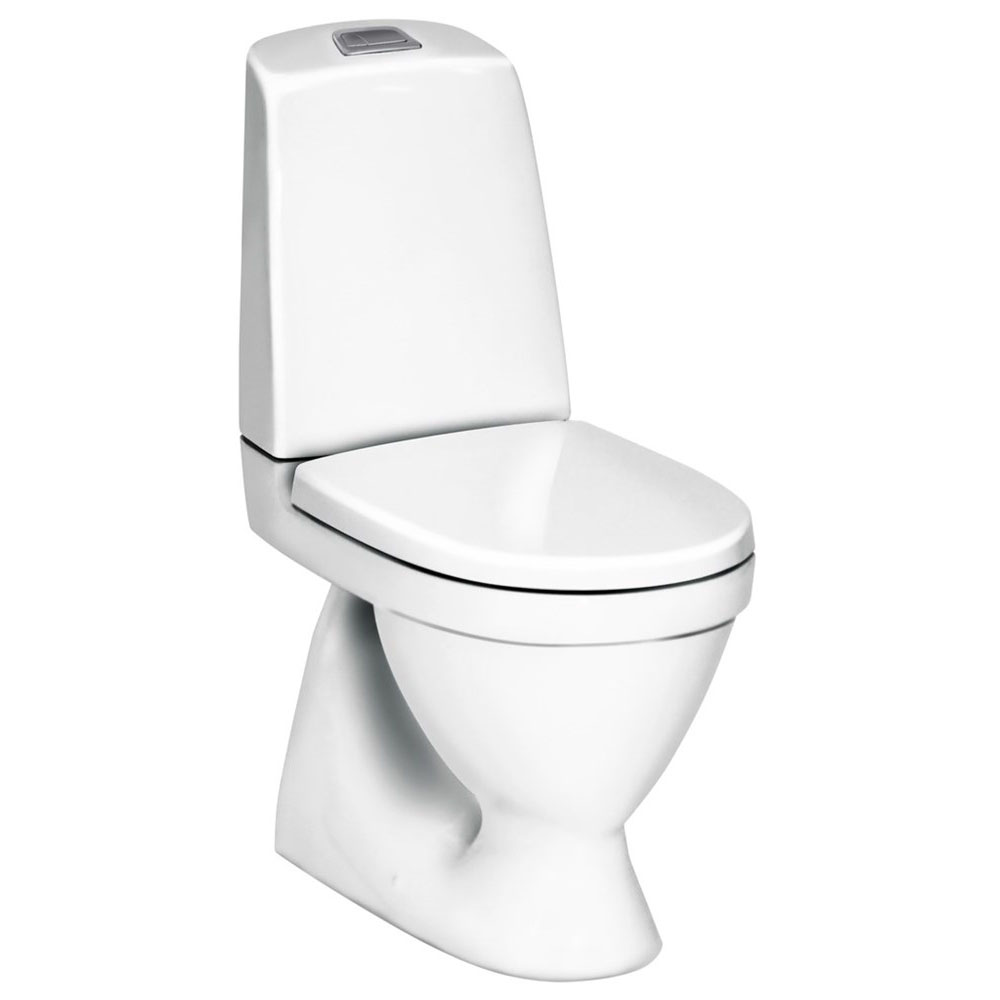 Gustavsberg 5510l Nautic Toilet I Hvid Med Hygienic Flush Og P Las