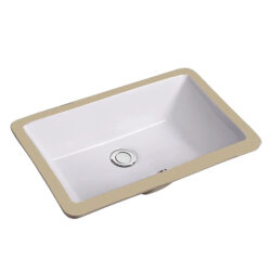 Lavabo Gino 52U porcelænshåndvask i hvid 53x35 cm