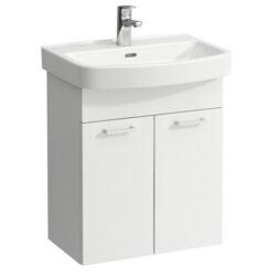 Laufen Kompas møbelpakke i hvid med håndvask og 2 låger 560x420 mm