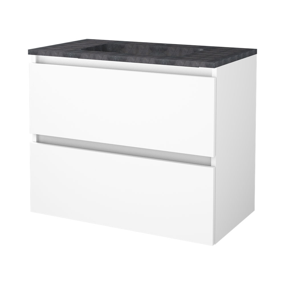 sanibell-basicline-moebelsaet-i-hvid-hoejglans-med-sort-stenhaandvask-80x46cm