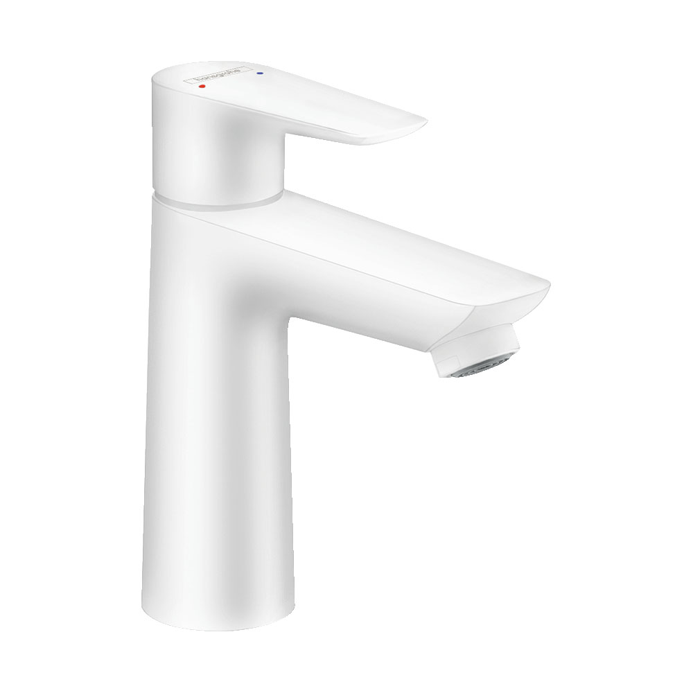 hansgrohe-talis-e-110-haandvaskarmatur-med-loeft-op-bundventil-i-mat-hvid