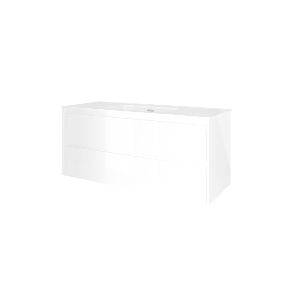 sanibell-proline-moebelsaet-i-hvid-hoejglans-med-2-skuffer-120x46cm