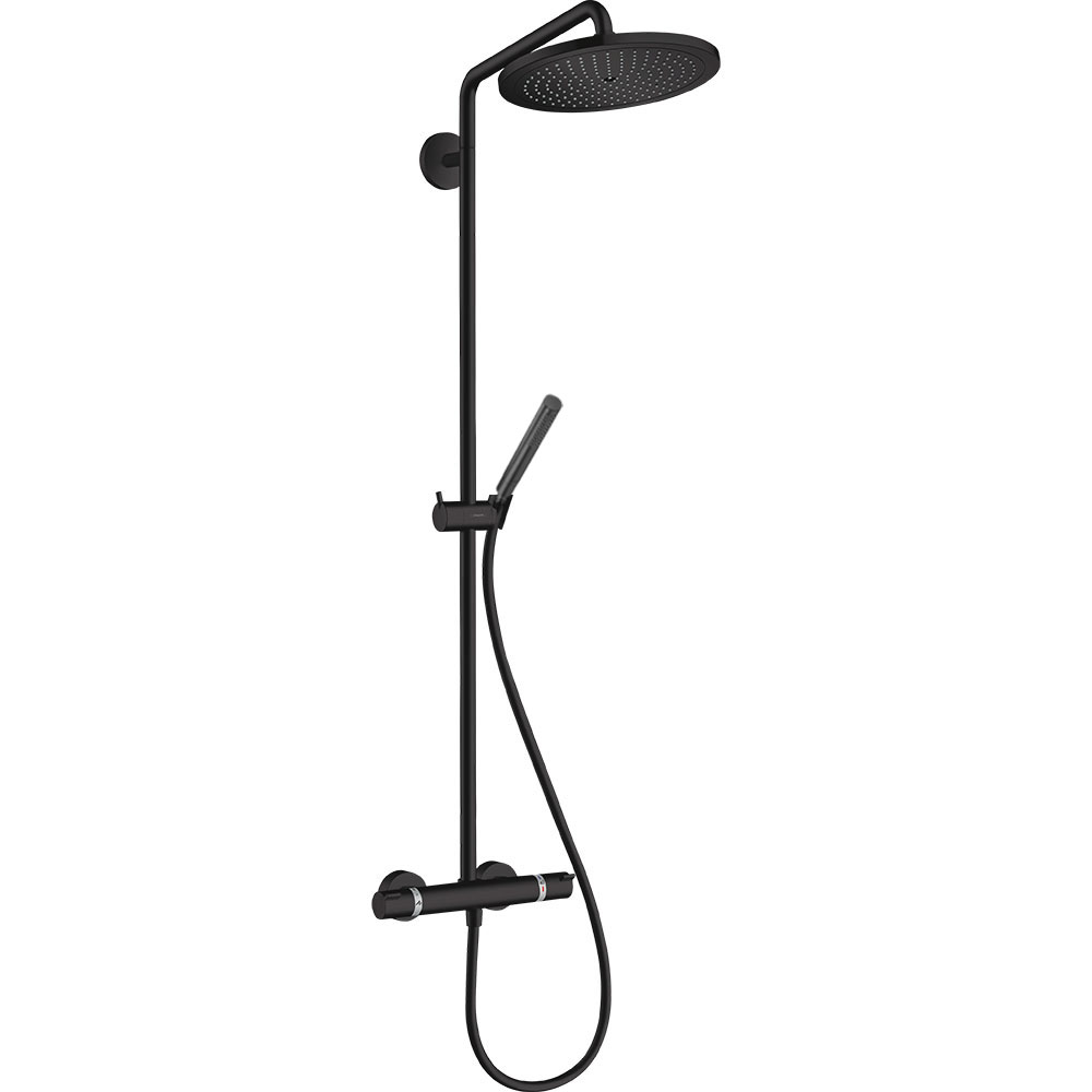 hansgrohe-croma-axor-starck-s-280-komplet-brusesystem-i-mat-sort