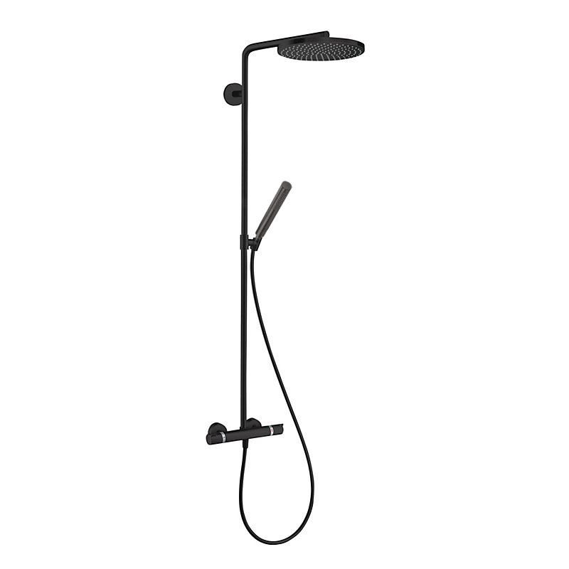 hansgrohe-raindance-axor-starck-s-240-1jet-powderrain-komplet-brusesystem-i-mat-sort