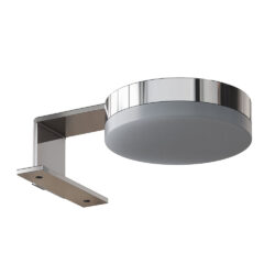 Dansani Jupiter lampe ø8 cm til Dansani spejle og spejlskabe med lysstyring Krom