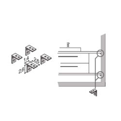 Dansani Beslag til bordplader Hvid