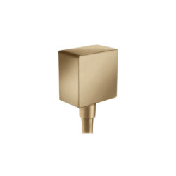 Hansgrohe FixFit Square slangeudtag i børstet bronze