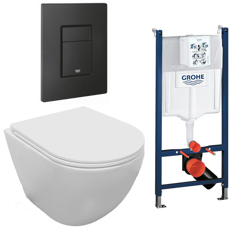 komplet-toiletpakke-med-aqua-flush-rimless-vaegtoilet-og-soft-close-saede-grohe-cisterne-med-sort-knap