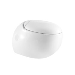 Krypton Skagen væghængt toilet i hvid uden skyllekant med og soft-close sæde m/Quick-release