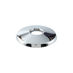 Vægroset 3/4" x Ø80 mm højde 15 mm krom