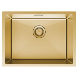 Krypton Celino 540 PVD Brass køkkenvask i messing 540x440x190mm
