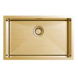 Krypton Celino 740 PVD Brass køkkenvask i messing 740x440x190mm