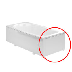 Ifö Caribia gavl 653 mm til badekar 1300-1700