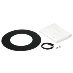 Metalbestos Wood 150 mm loftkrave 0-10° med gummipakning og isoleringsmåtte