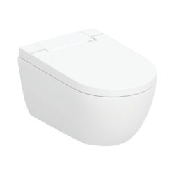 Geberit AquaClean Alba væghængt douchetoilet - Hvid KeraTect