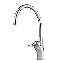 FM Mattsson Serie 9000 køkkenarmatur i krom med høj kraftig C-tud