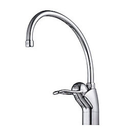 FM Mattsson Serie 9000 køkkenarmatur i krom med høj svingtud